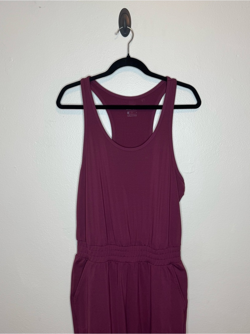 Nike Dri-FIT Training Jumpsuit Purple Magenta Sleeveless - Picture 5 of 15